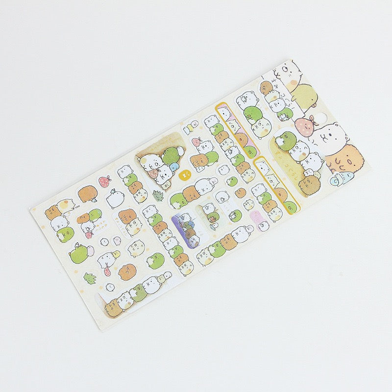 Japanese Sumikko Gurashi Gold Foil Stickers