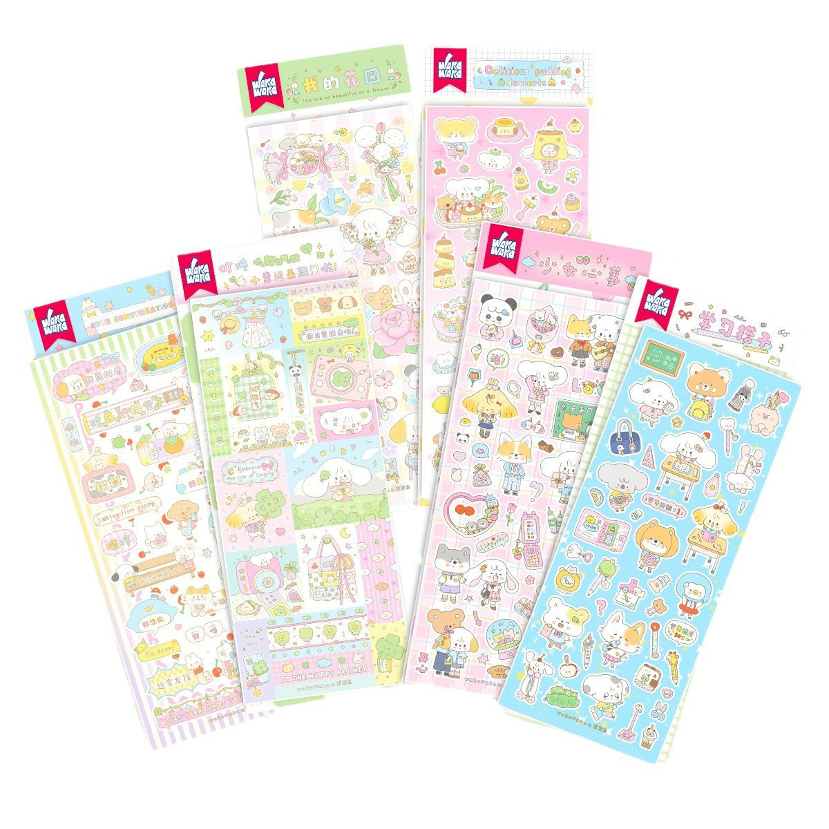 Wakawaka Kawaii Stickers
