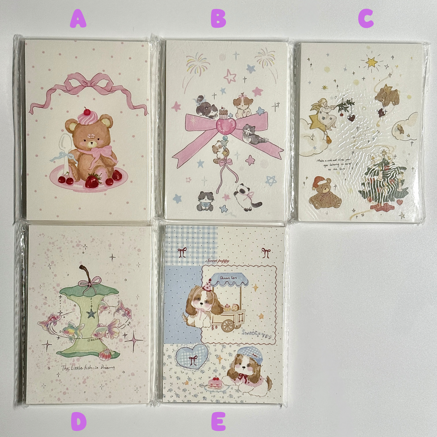 Strawberry Bunny Bear Memo Pad - 50 sheets, 1 unit