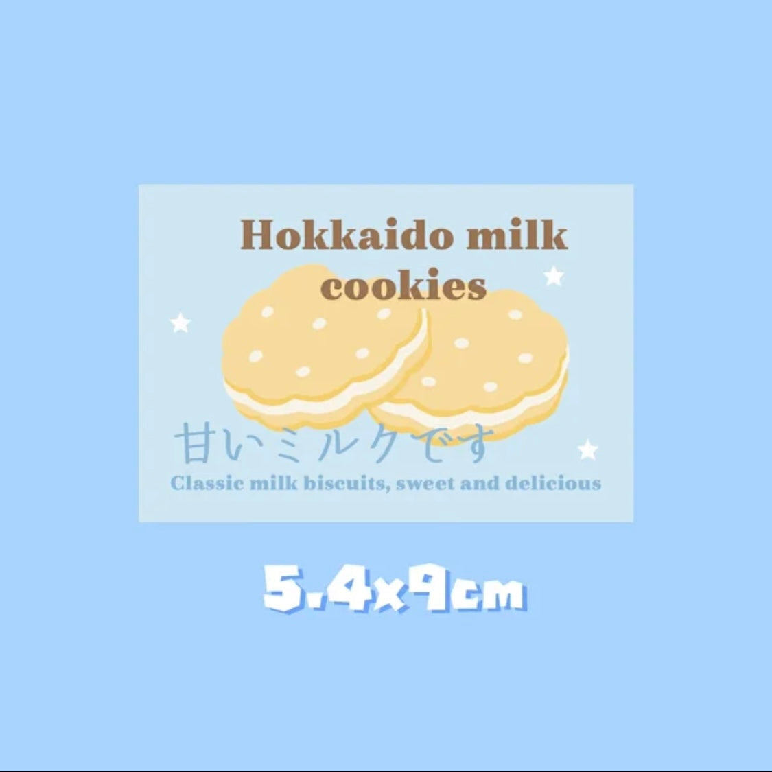 Milk Cookie Food Series Stickers