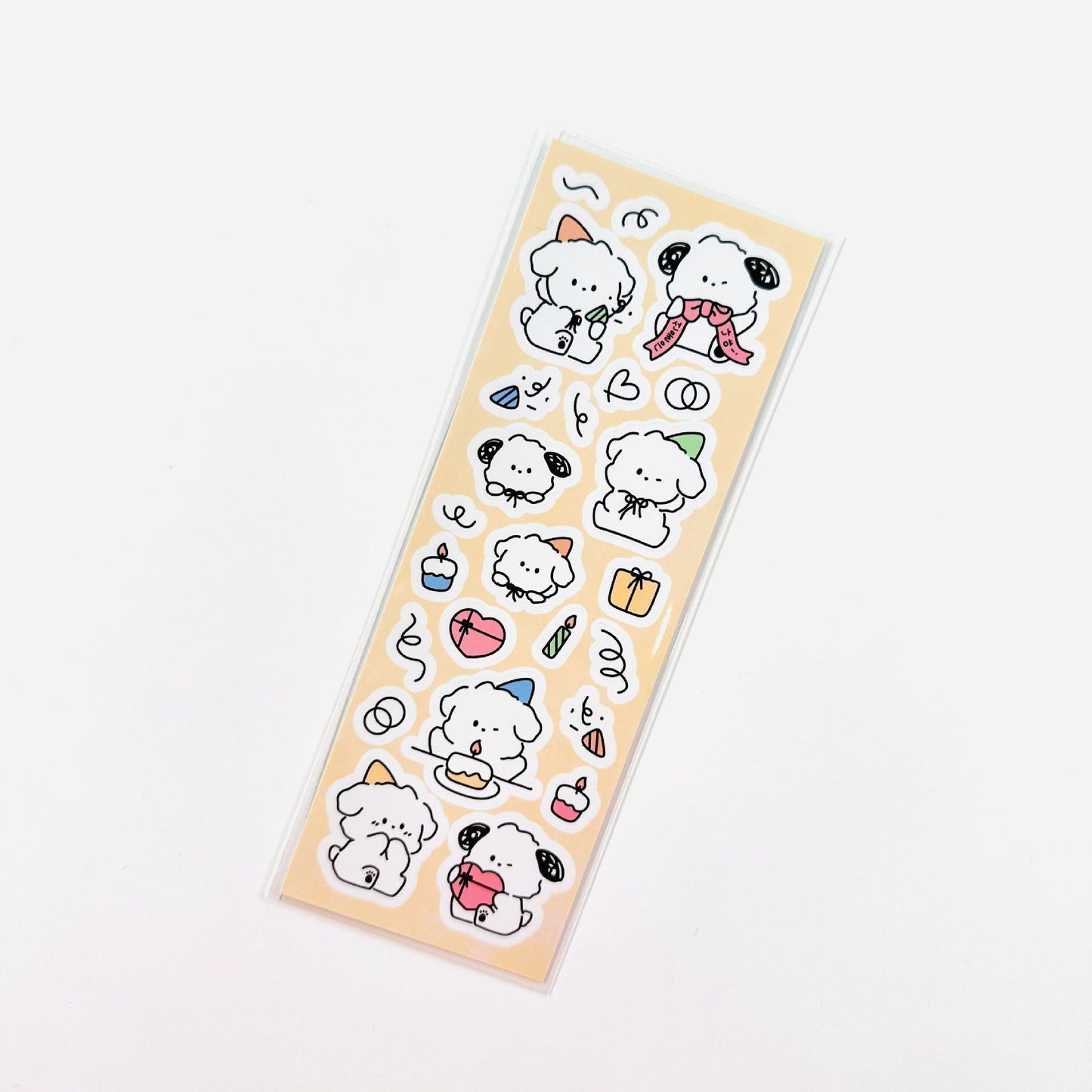 Kawaii Cartoon Puppy Stickers