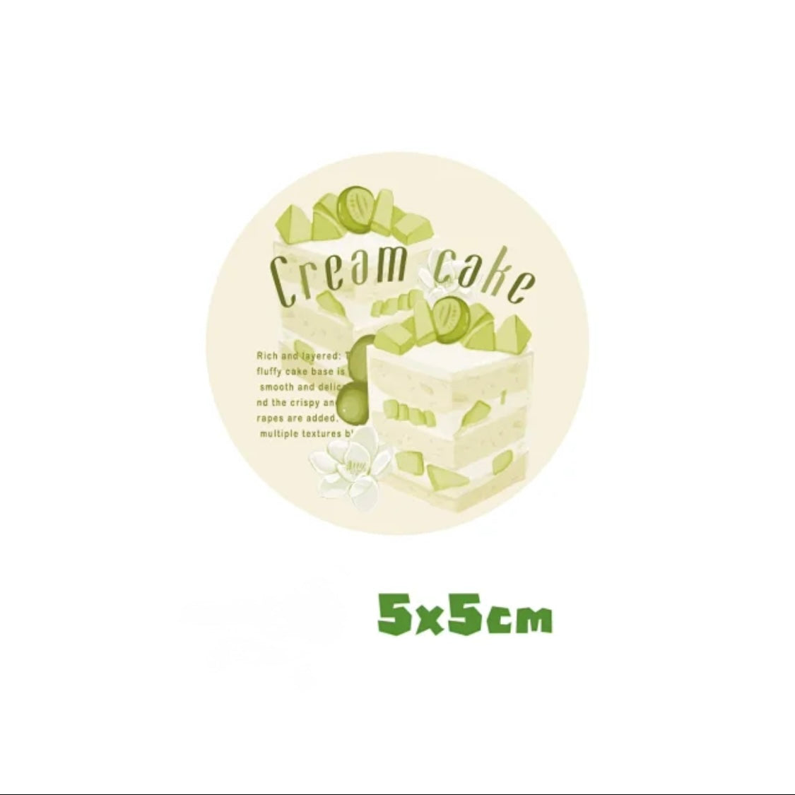 Green Grape Food Series Stickers