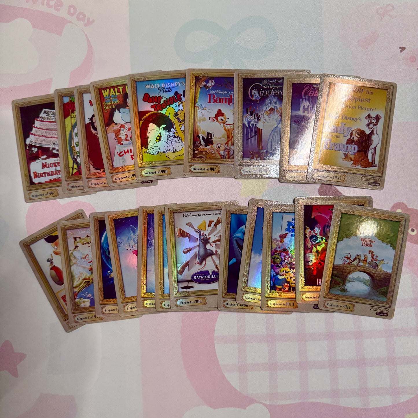 CardFun Disney 100 Base Cards Lot (21)