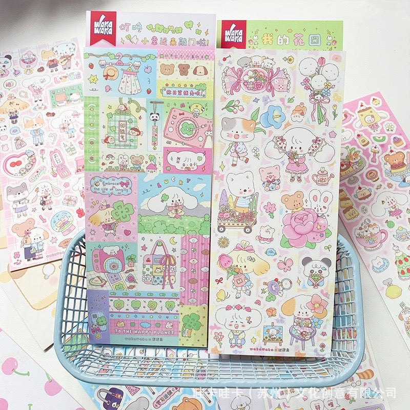 Wakawaka Kawaii Stickers