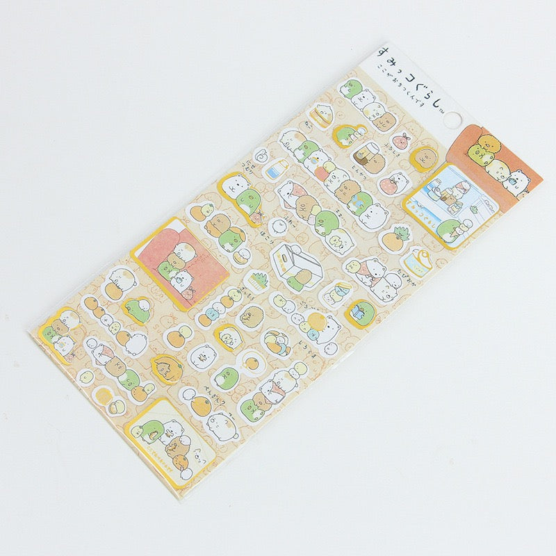 Japanese Sumikko Gurashi Gold Foil Stickers