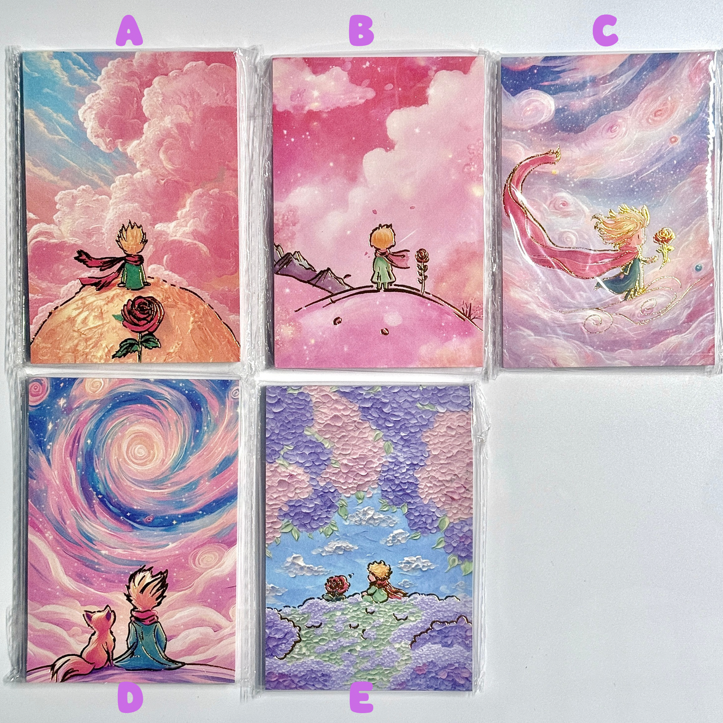 Gold Foil Little Prince Memo Pad - 40 sheets, 1 unit
