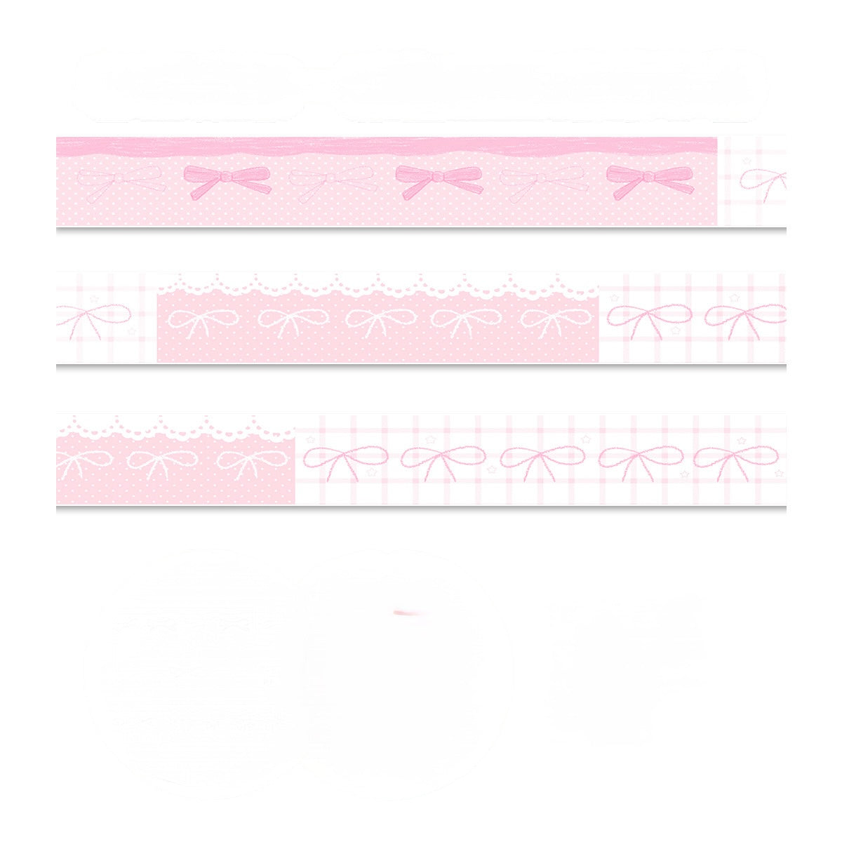Kawaii Japanese Spring Series Glitter Tape - 1.2 x 300 cm, 1 Roll