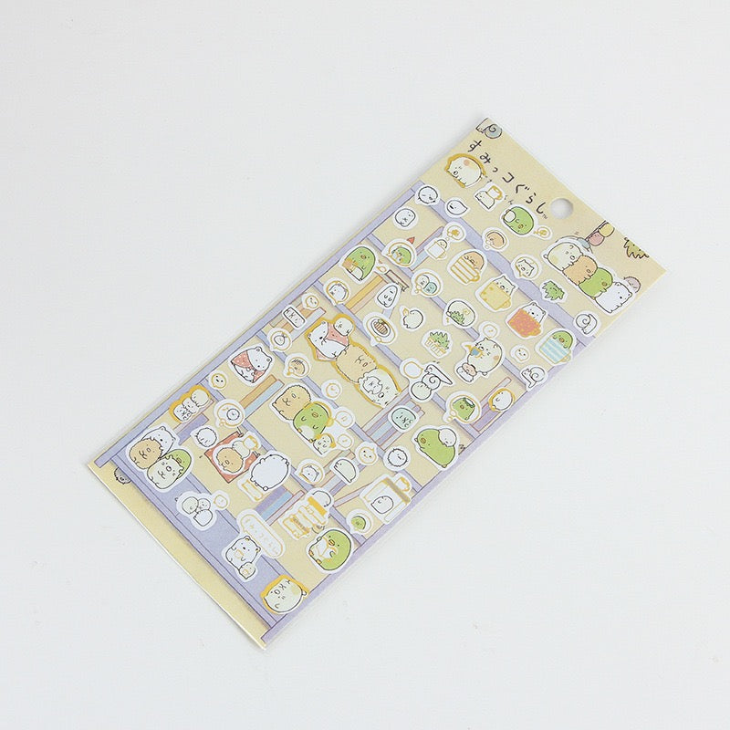 Japanese Sumikko Gurashi Gold Foil Stickers