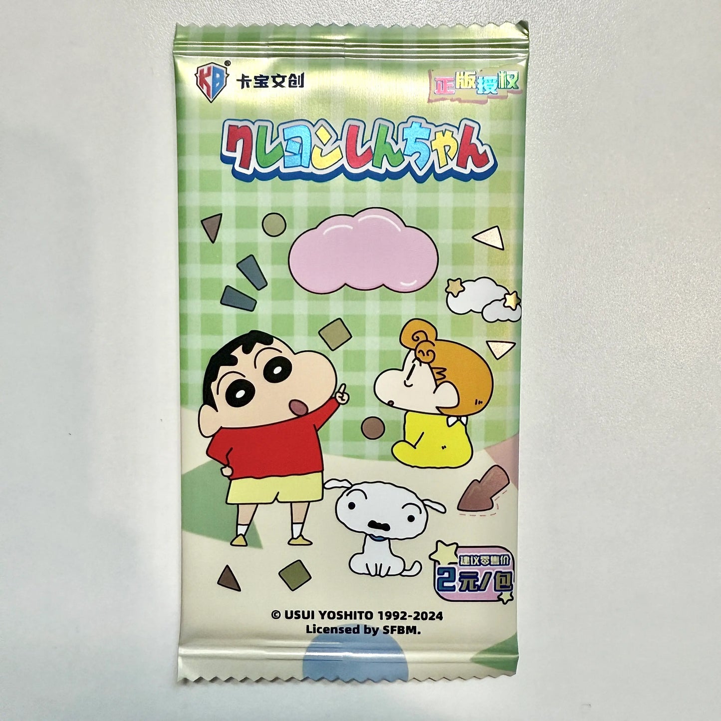 Kabao ShinChan Trading Cards Sealed Booster Pack