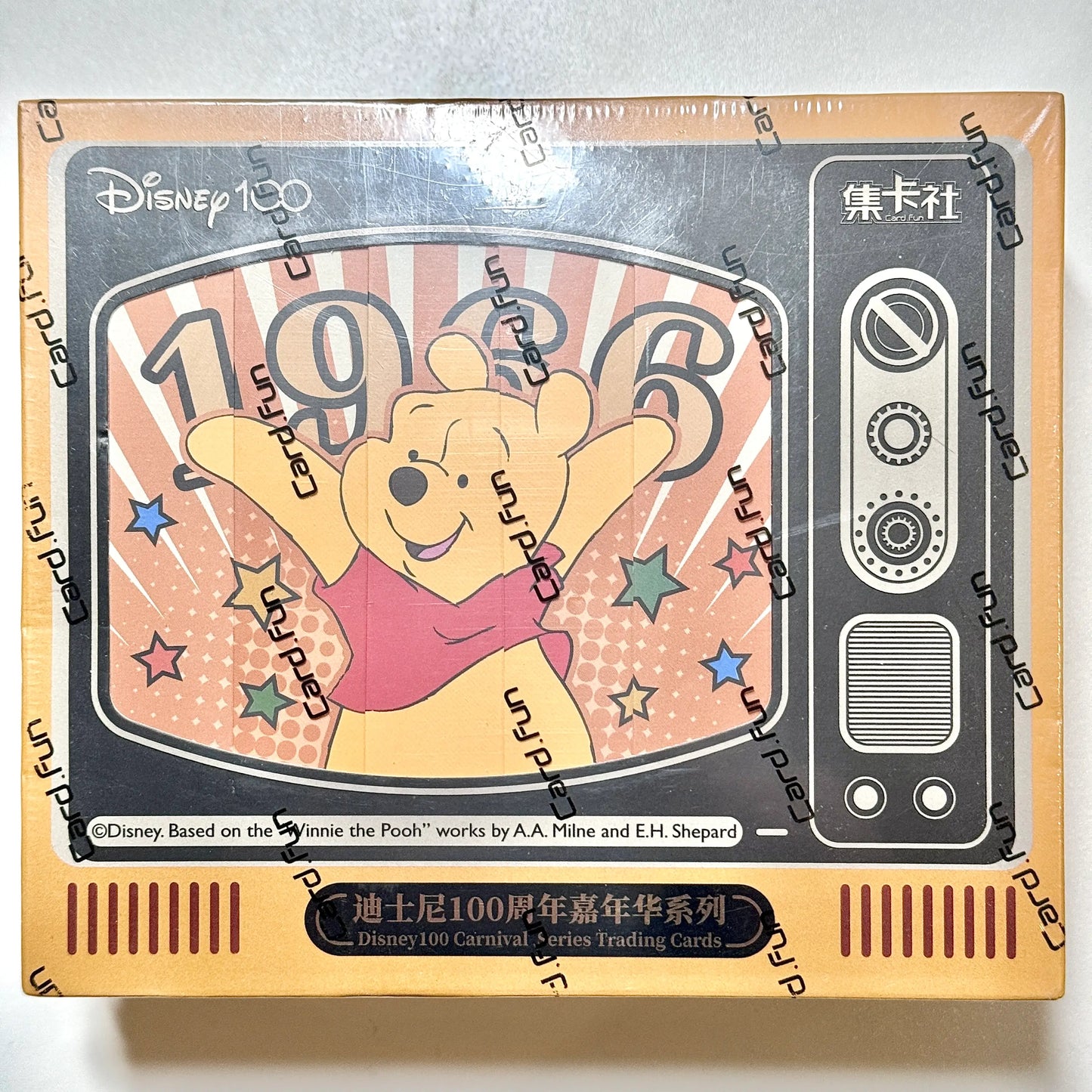 CardFun Disney 100 Carnival Trading Cards Sealed Booster Box