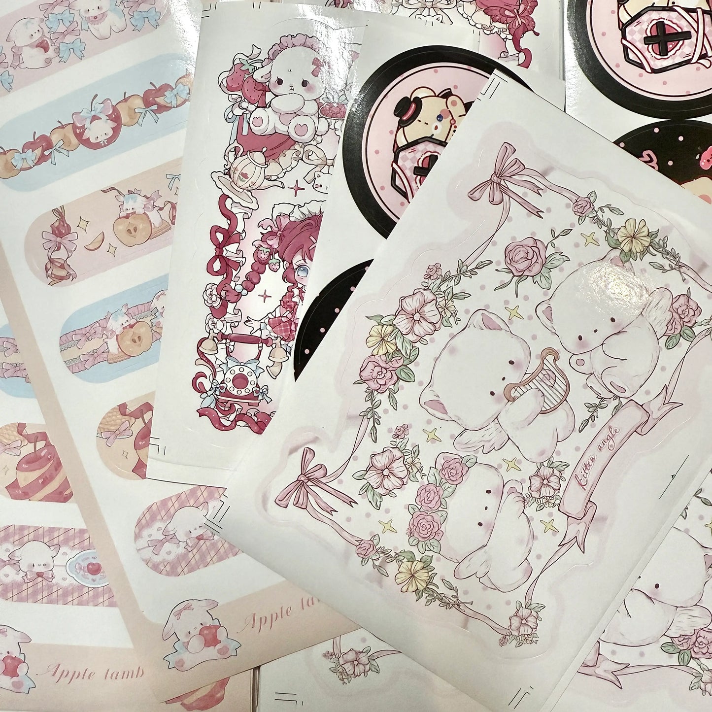 Sample Die Cut Stickers Pack - 4 pcs