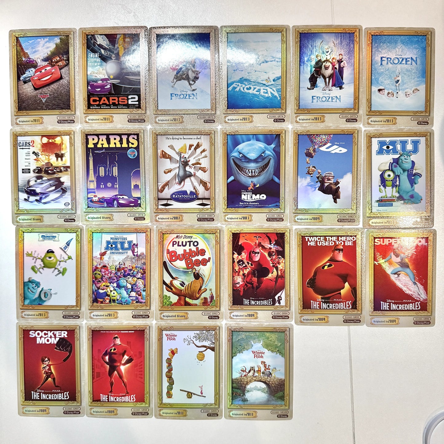 CardFun Disney 100 Carnival Series Base Trading Cards