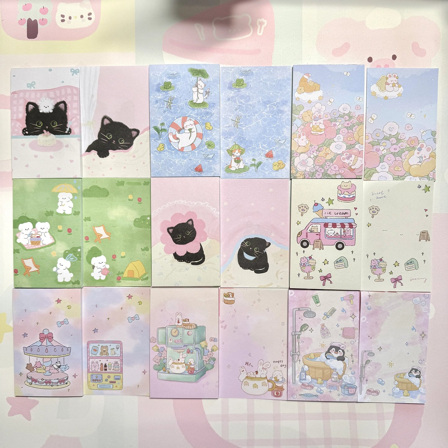 Double Sided Memo Pads - Sample Pack