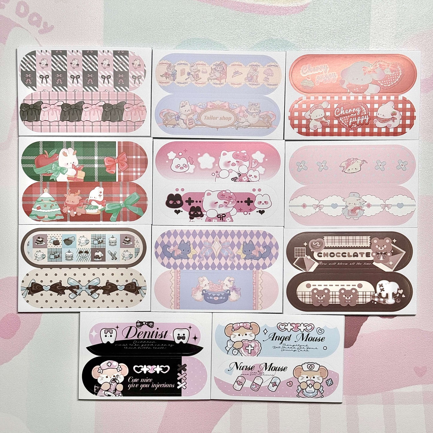 Die Cut OK Bandage Stickers - Sample Pack