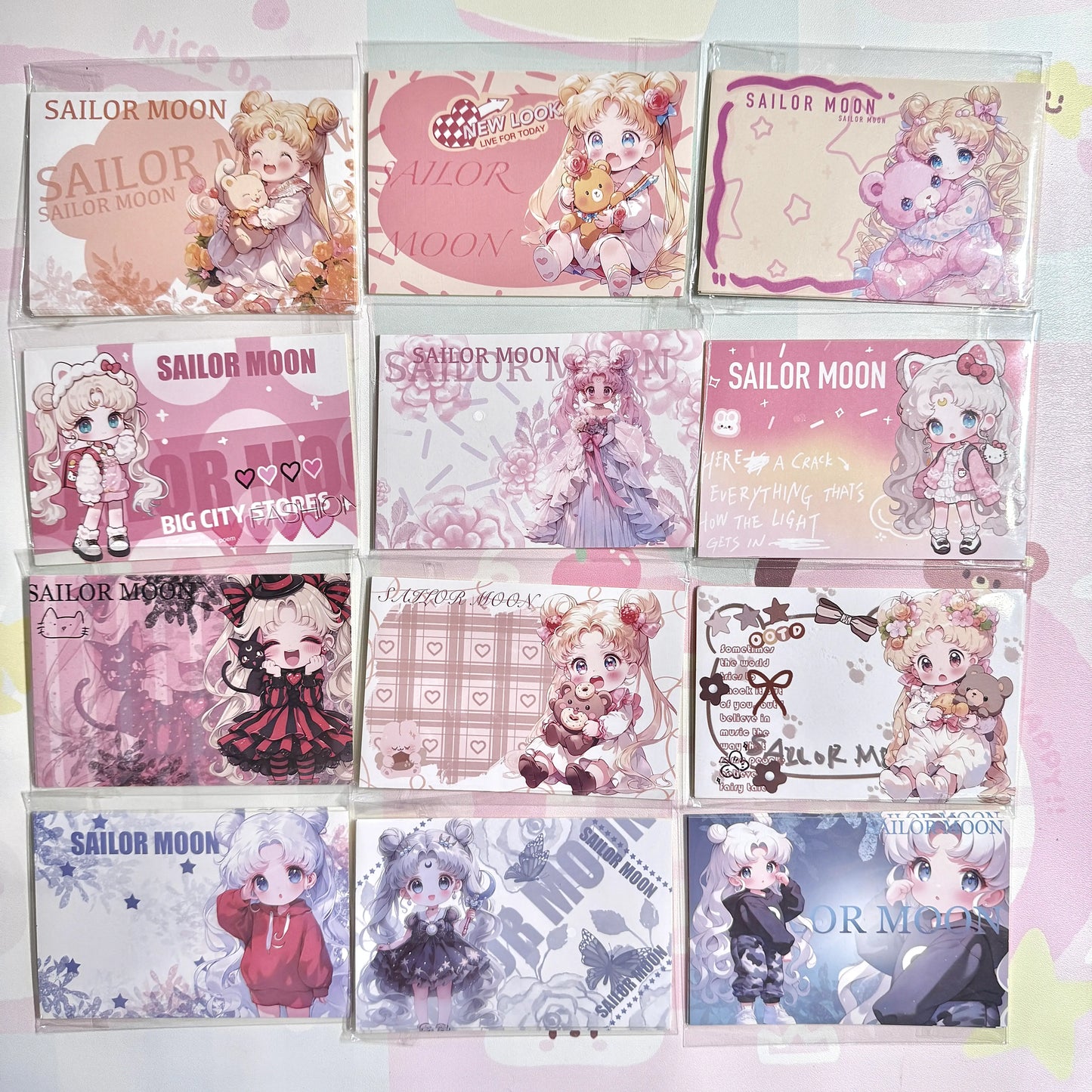 Sailor Moon Memo Stickers - Sample Pack