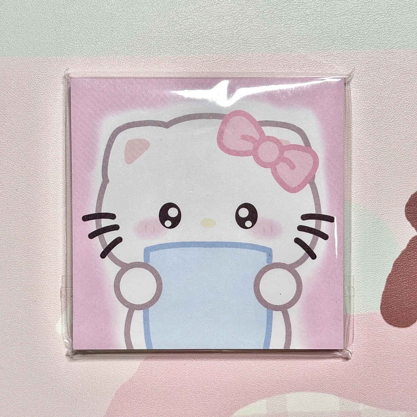 Sanrio Hello Kitty & Melody Memo Pad - 3.5 x 3.5 in, 50 sheets, 1 unit