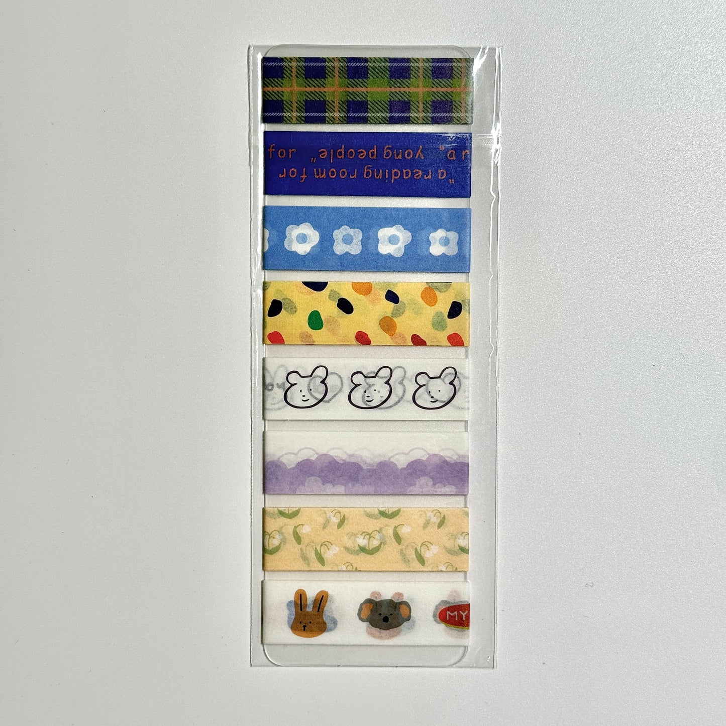 Kawaii Washi Tape Sample Card - 19 in (50 cm)/style