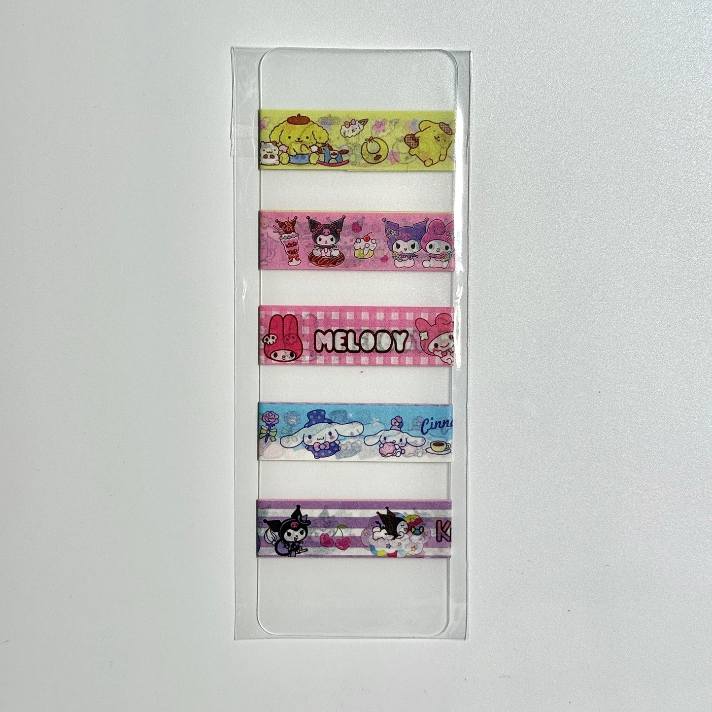 Kawaii Washi Tape Sample Card - 19 in (50 cm)/style