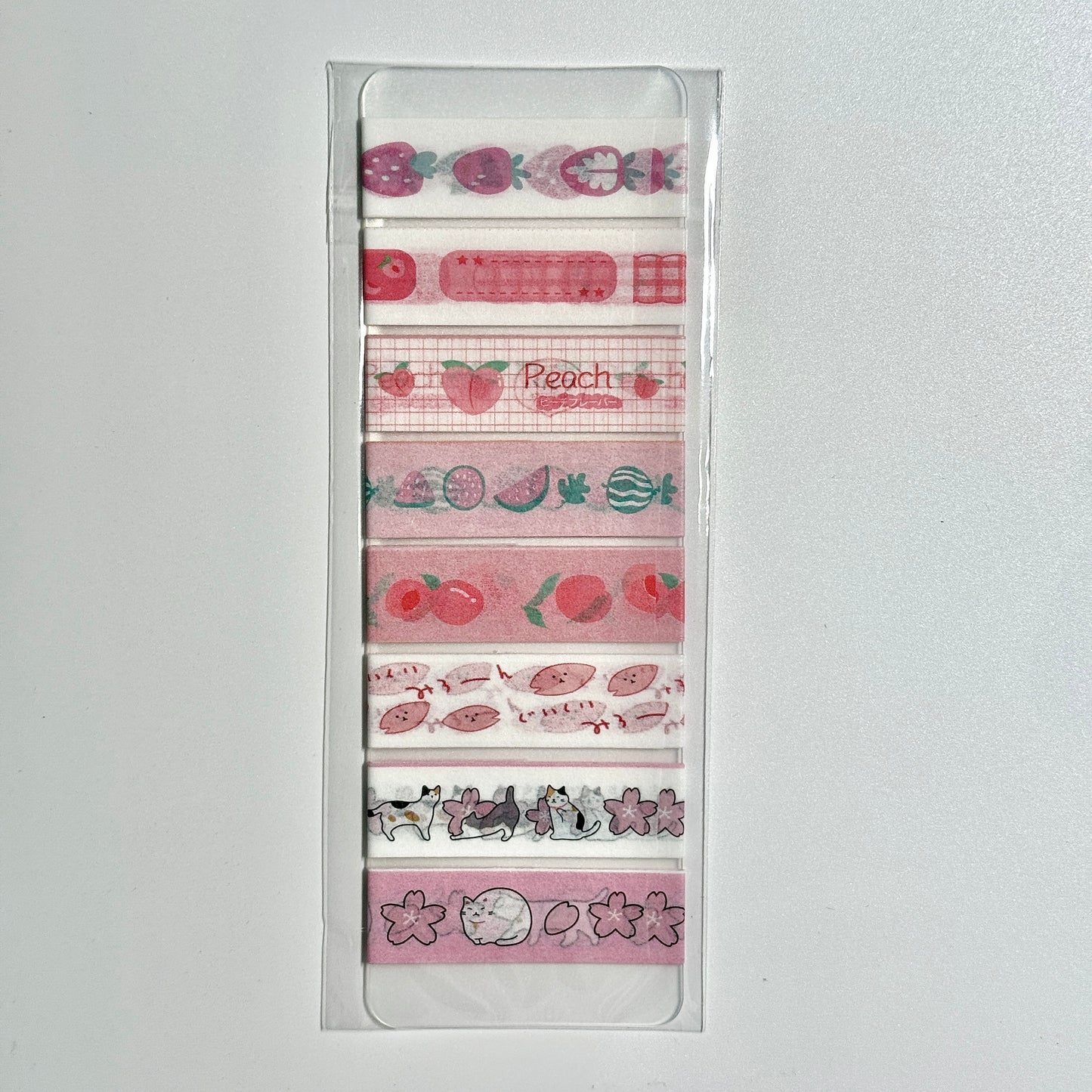 Kawaii Washi Tape Sample Card - 19 in (50 cm)/style