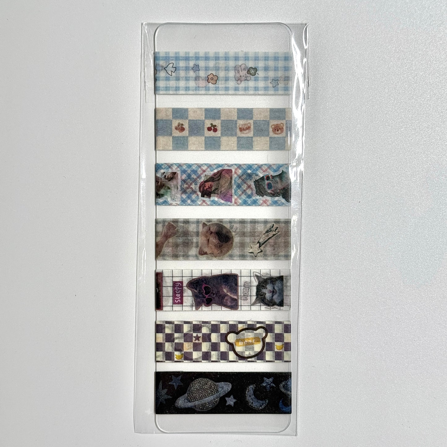 Kawaii Washi Tape Sample Card - 19 in (50 cm)/style