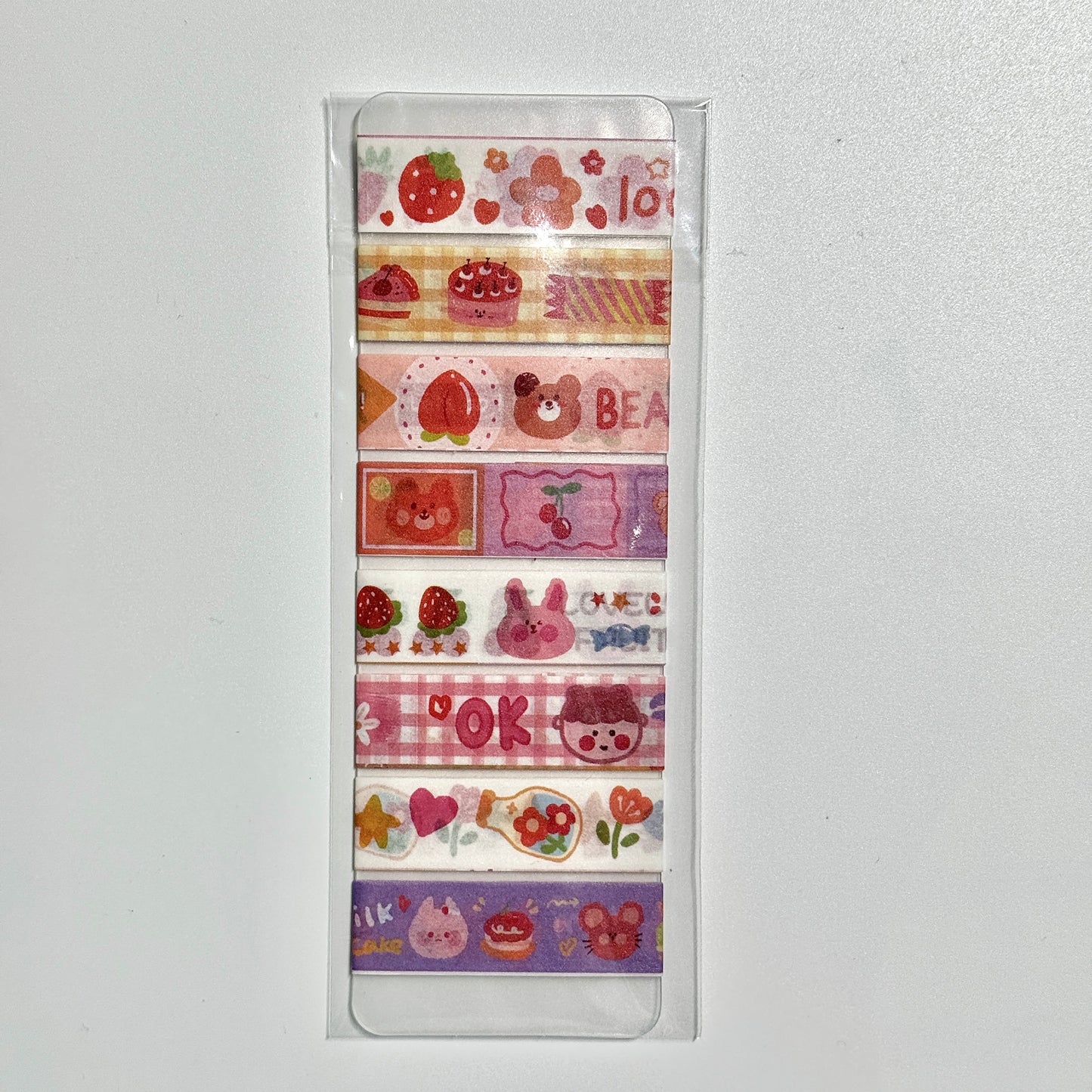 Kawaii Washi Tape Sample Card - 19 in (50 cm)/style