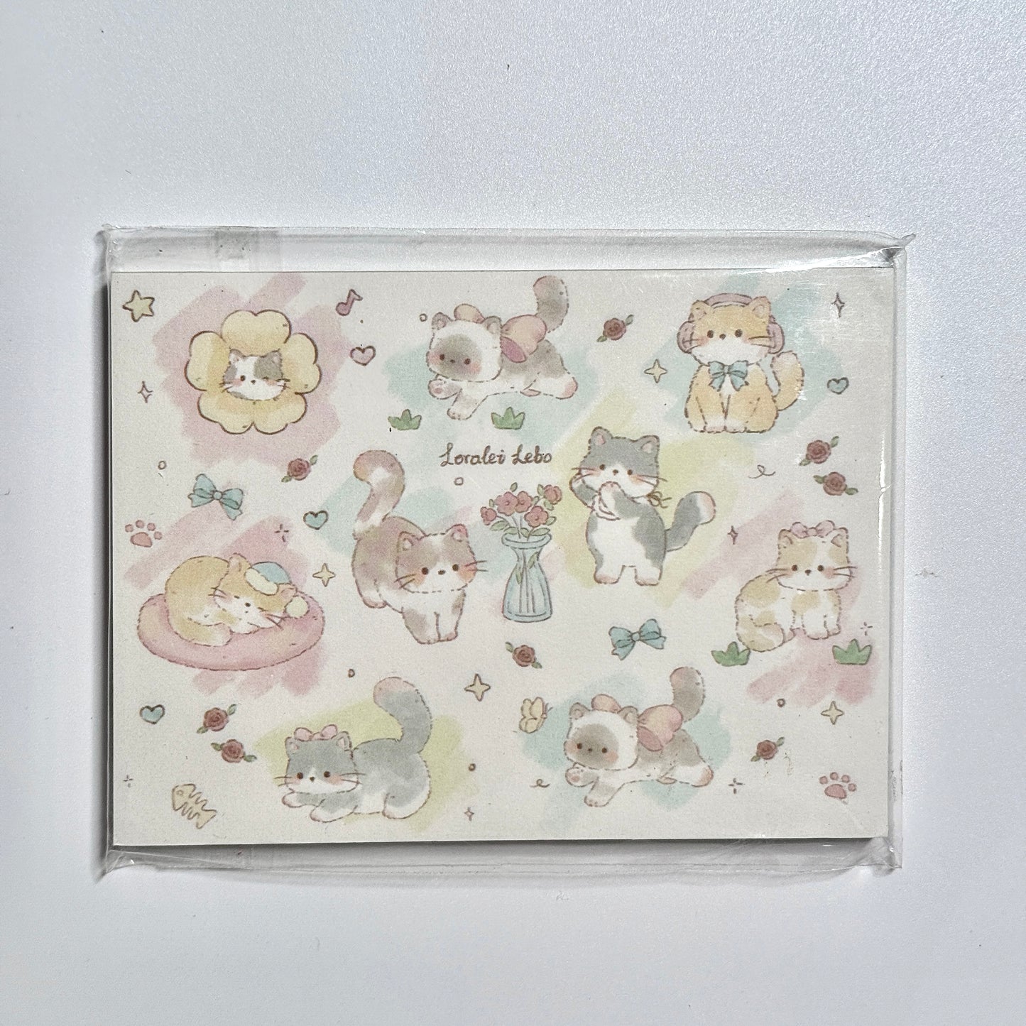 Kawaii Stationery Sugar Tales Memo Pad - 3.15 in x 4.3 in, 50 sheets, 1 unit