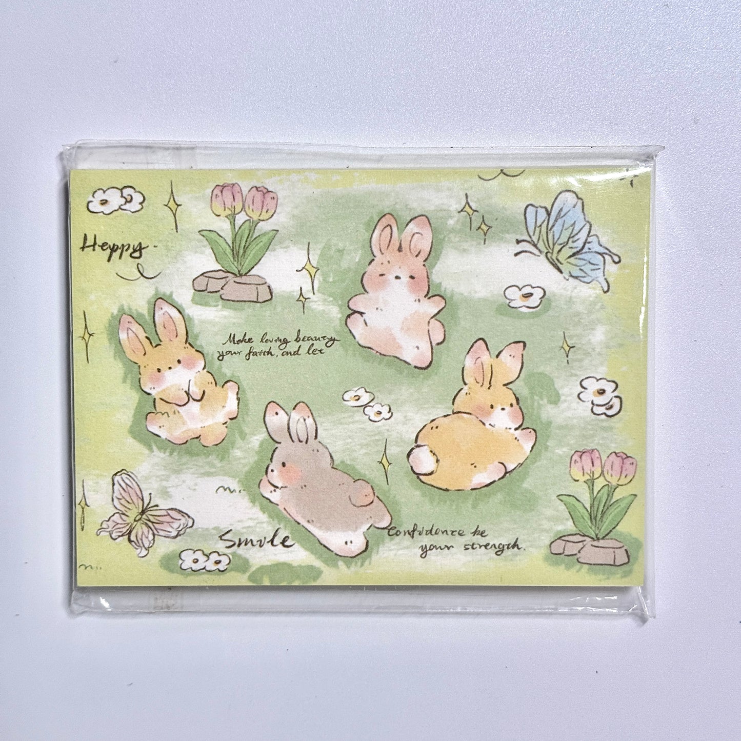 Kawaii Stationery Sugar Tales Memo Pad - 3.15 in x 4.3 in, 50 sheets, 1 unit