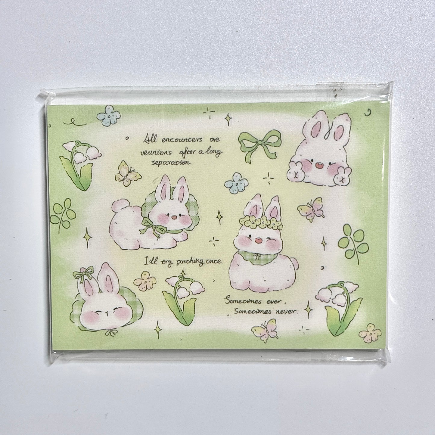 Kawaii Stationery Sugar Tales Memo Pad - 3.15 in x 4.3 in, 50 sheets, 1 unit