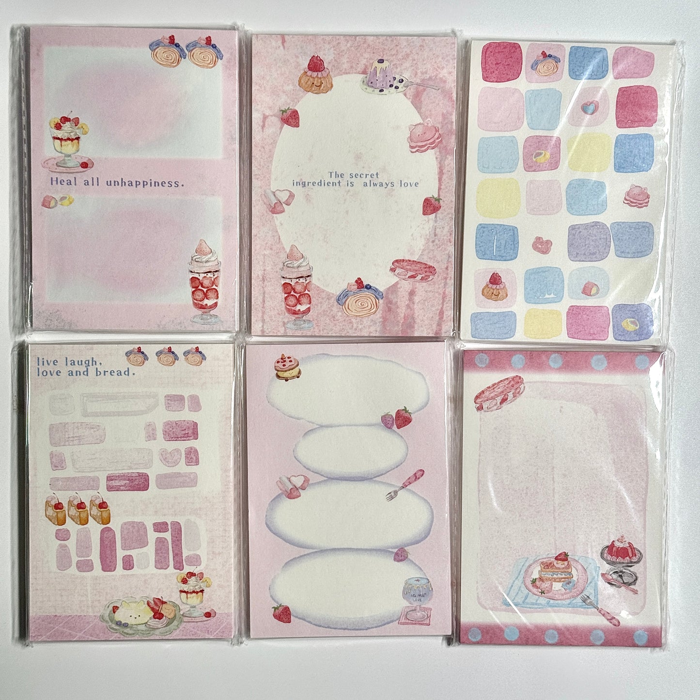Afternoon Tea Time Memo Pad - 50 sheets, 1 unit