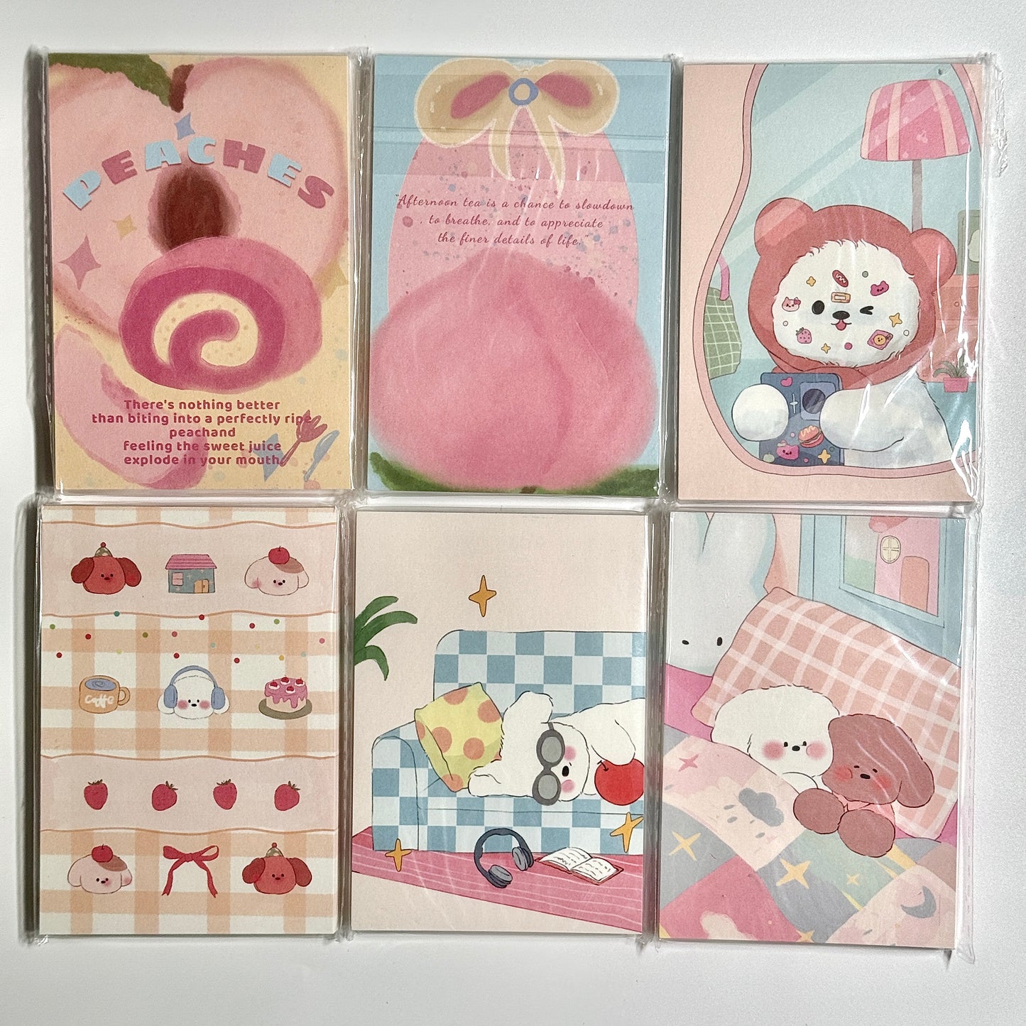 Afternoon Tea Time Memo Pad - 50 sheets, 1 unit