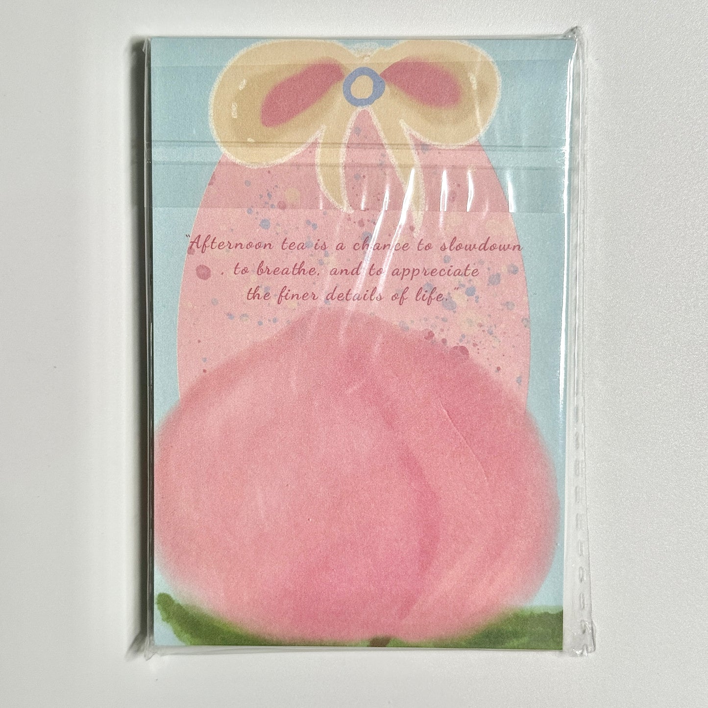 Afternoon Tea Time Memo Pad - 50 sheets, 1 unit