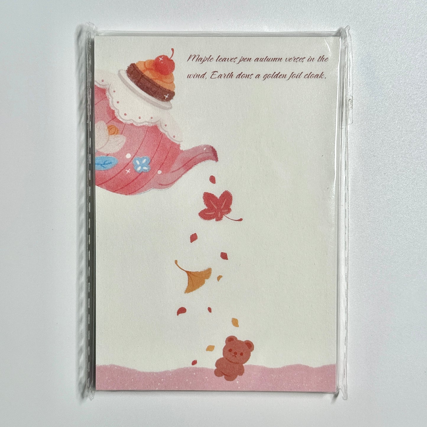 Afternoon Tea Time Memo Pad - 50 sheets, 1 unit