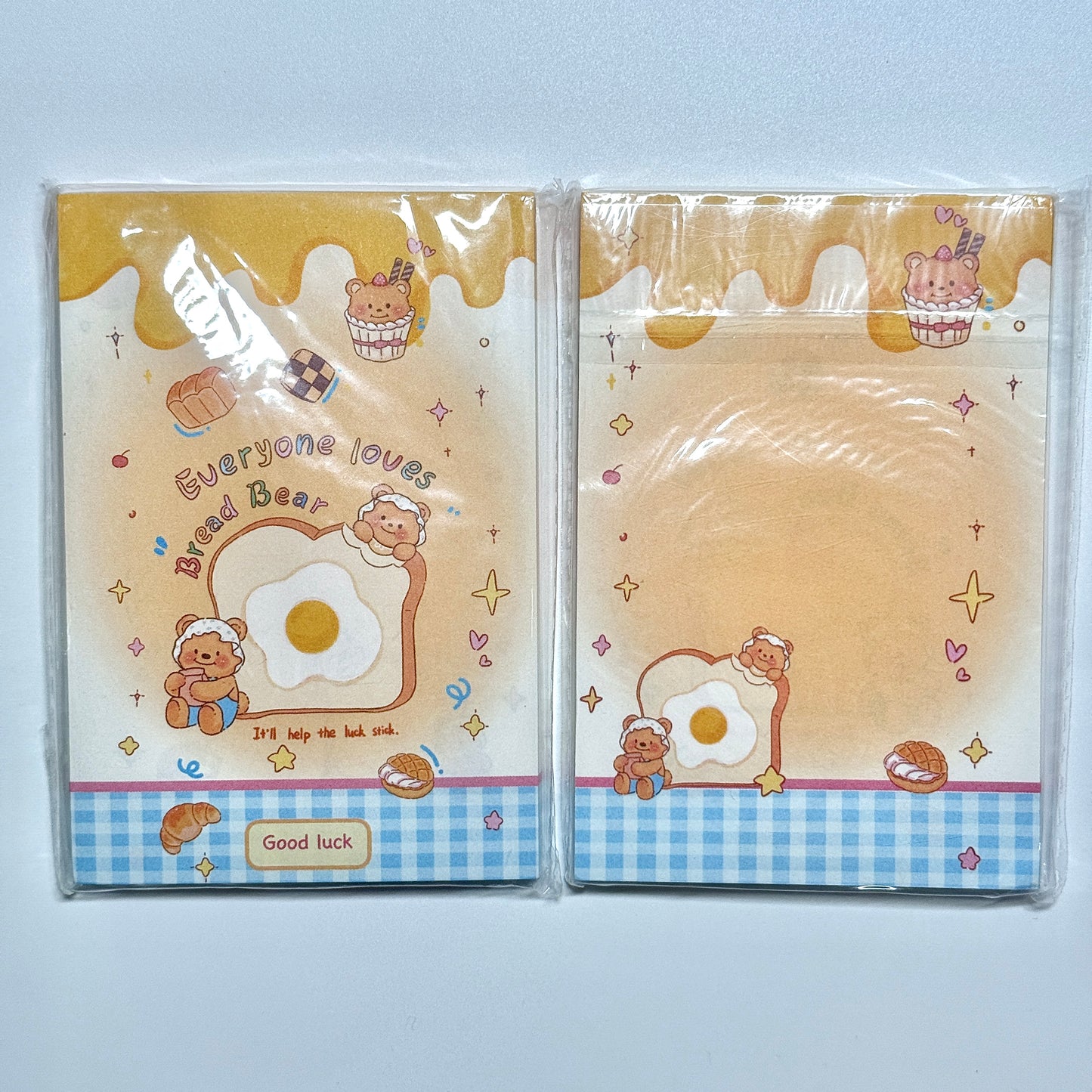 Honey Bear Cookies Double Sided Memo Pad - 50 sheets, 1 unit