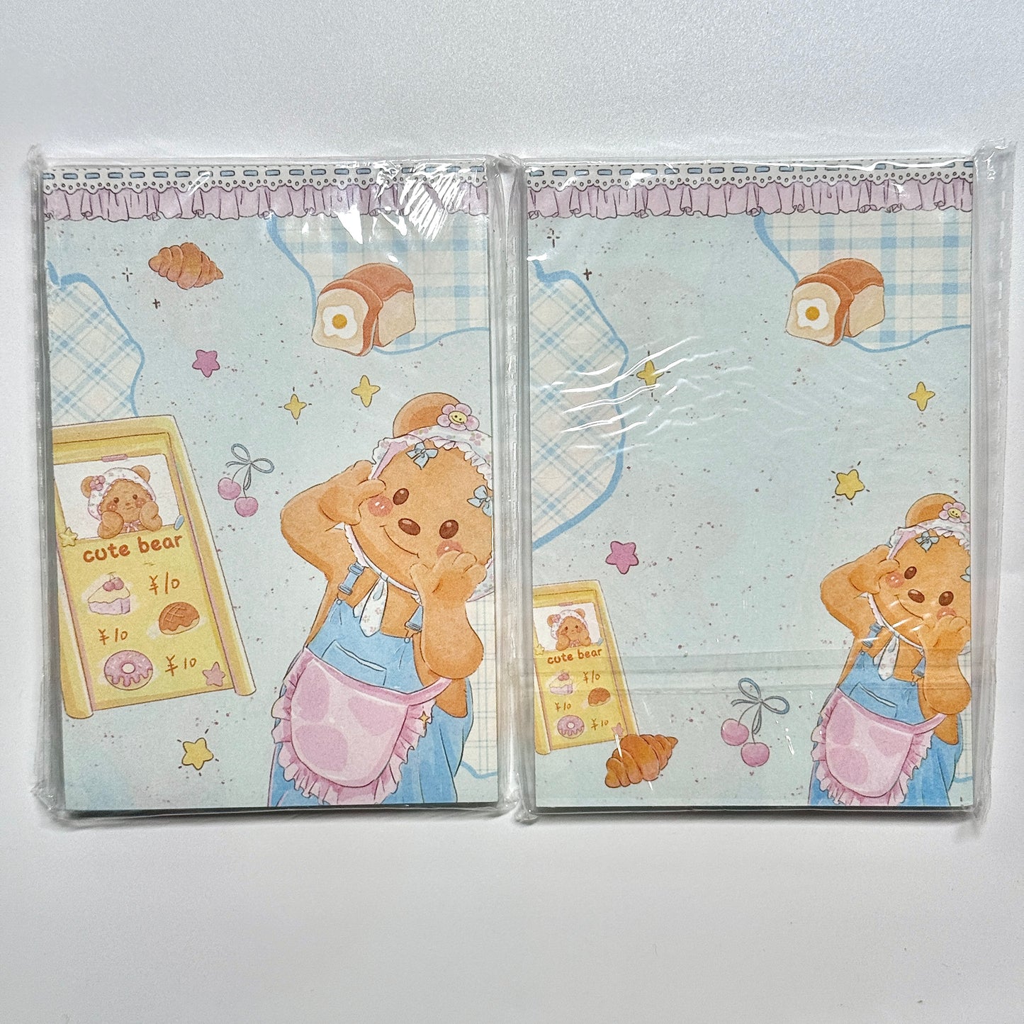 Honey Bear Cookies Double Sided Memo Pad - 50 sheets, 1 unit