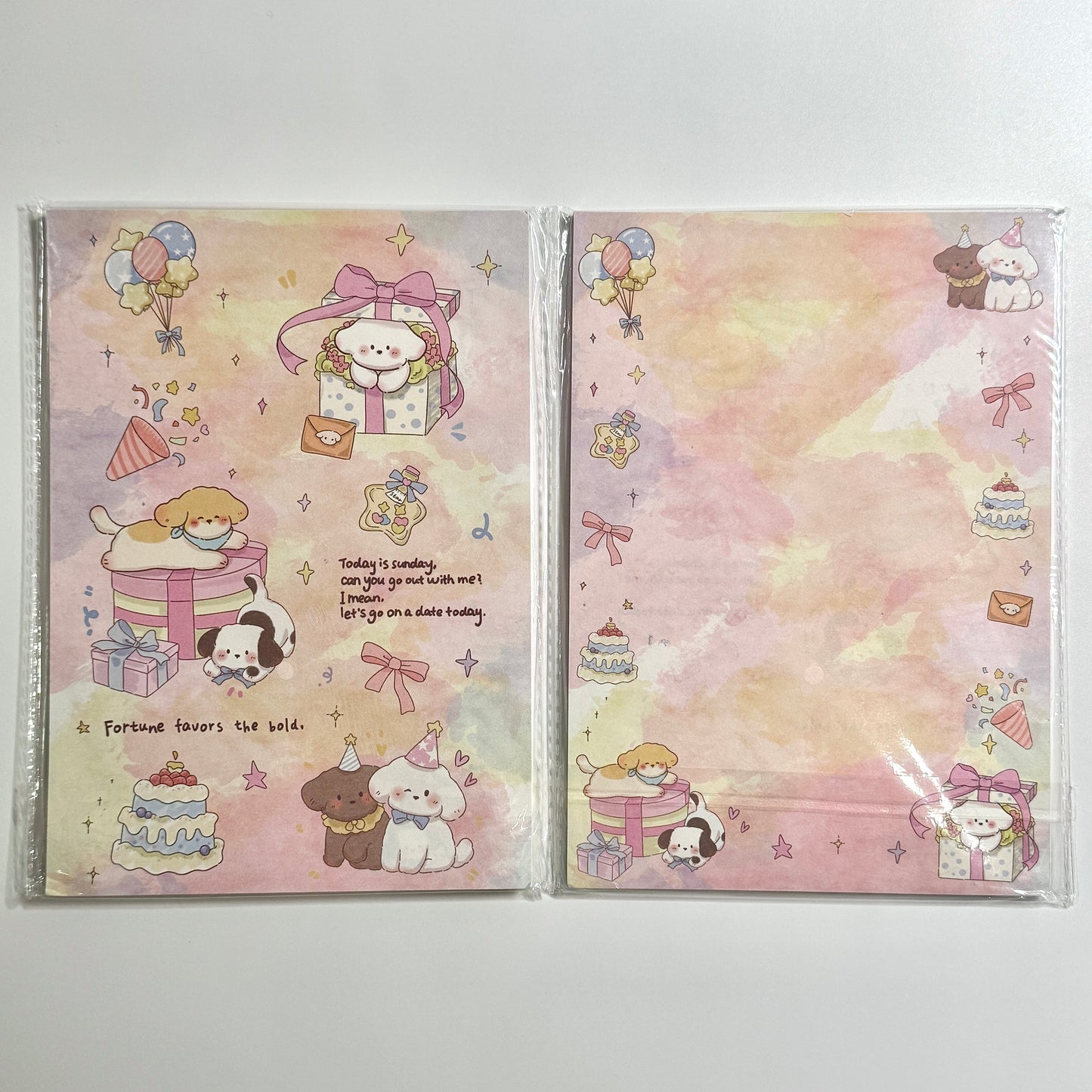 A5 Cute Cartoon Double Sided Notepad - 5.83 x 8.27 in, 30 sheets, 1 unit, Calendars, Weekly Planner