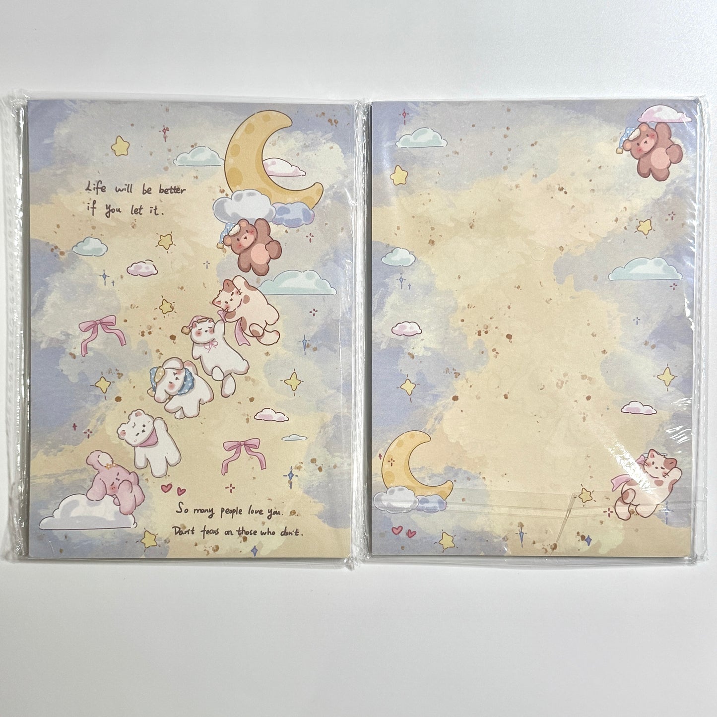 A5 Cute Cartoon Double Sided Notepad - 5.83 x 8.27 in, 30 sheets, 1 unit, Calendars, Weekly Planner