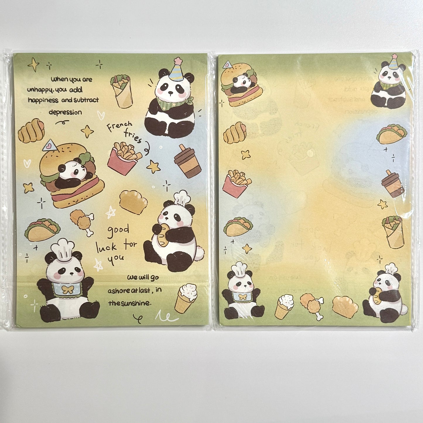 A5 Cute Cartoon Double Sided Notepad - 5.83 x 8.27 in, 30 sheets, 1 unit, Calendars, Weekly Planner