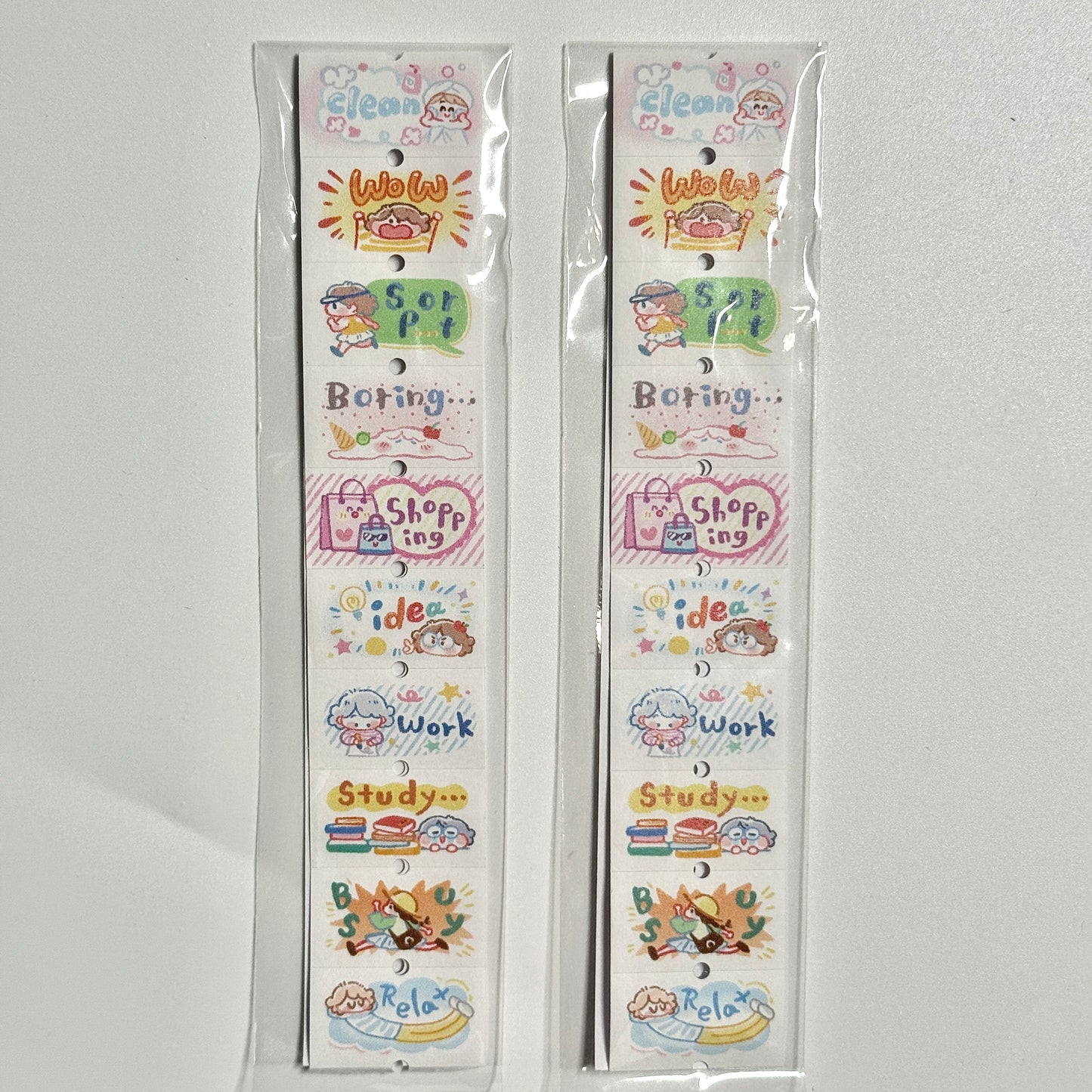 Kawaii Planner Stickers Index Stickers Bookmarks Index Tabs Labeling Tabs Sample Pack