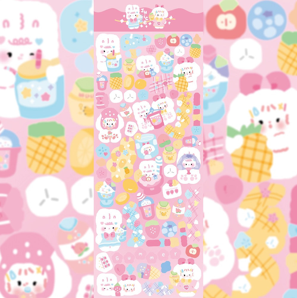 Korean Cute Cartoon Stickers