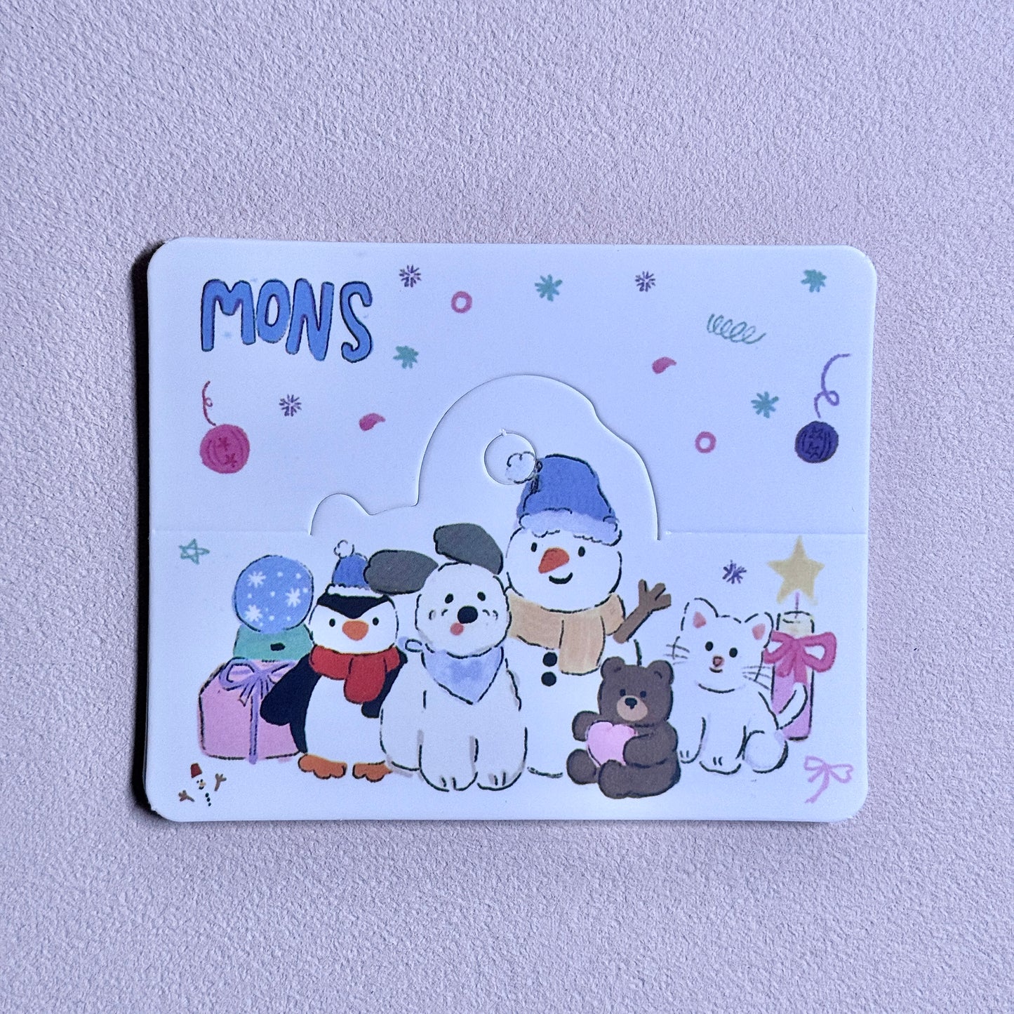 Die Cut Head Cards - 4 in