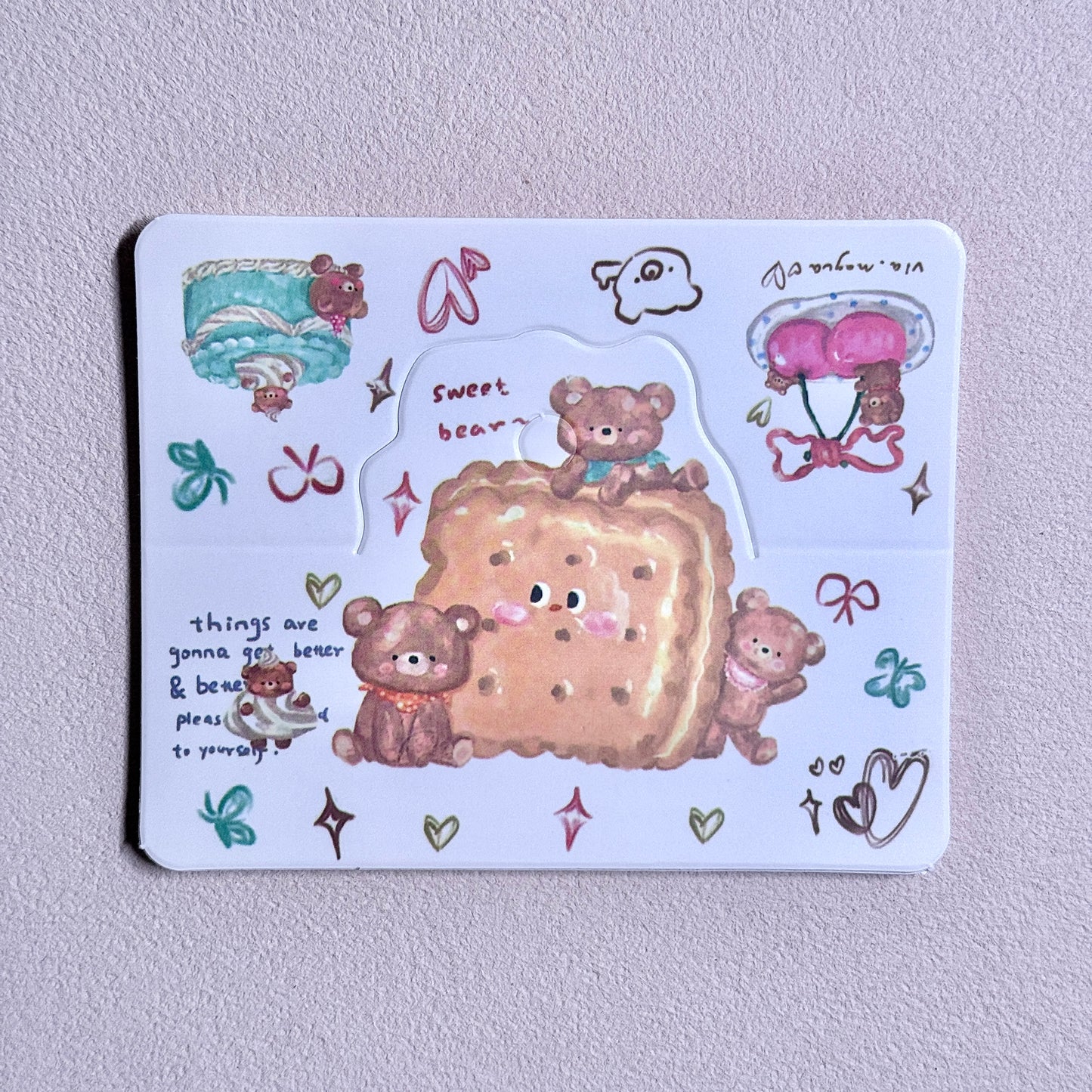 Die Cut Head Cards - 4 in