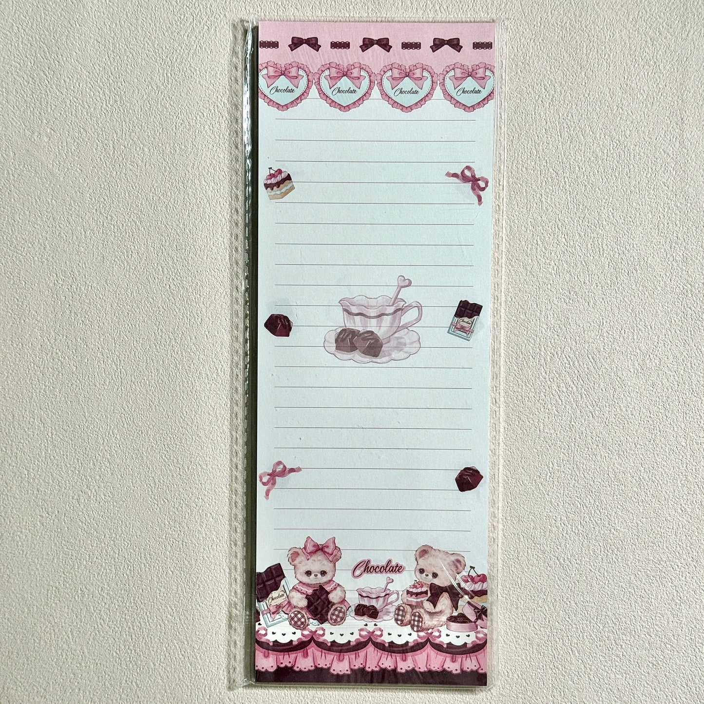 Cute Cartoon Strawberry Afternoon Tea B5 & Half Double Sided Notepad - 7 x10 in, 1 Unit