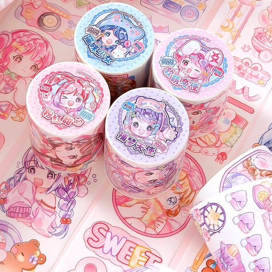 Pajama Party Washi Tape – 2m, 1 Roll