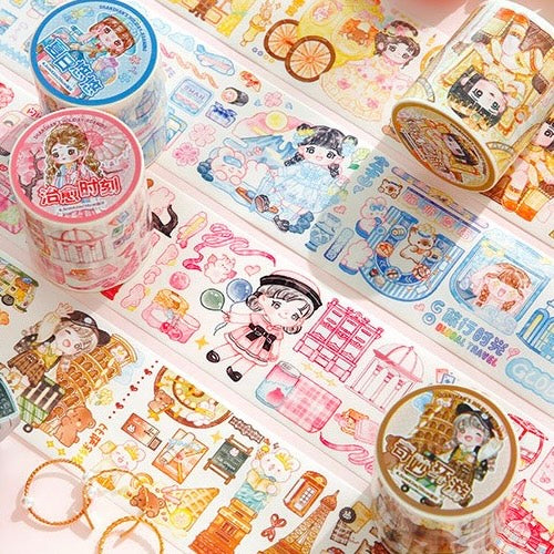Holiday Travel Washi Tape – 2m, 1 Roll