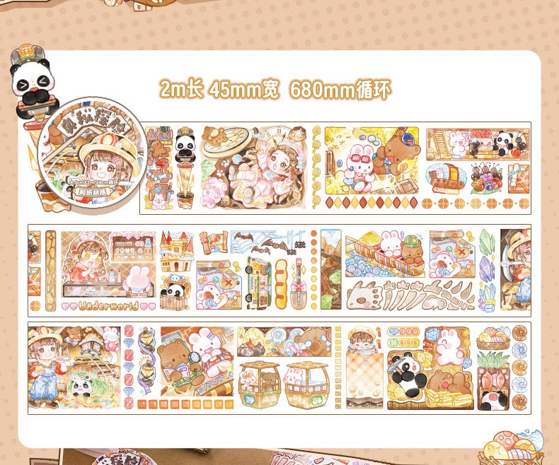 Adventure Washi Tape – 2m, 1 Roll