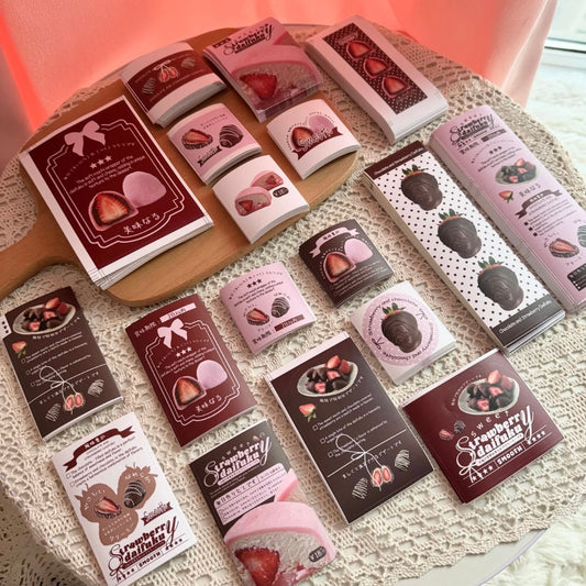 Strawberry Chocolate Food Series Stickers