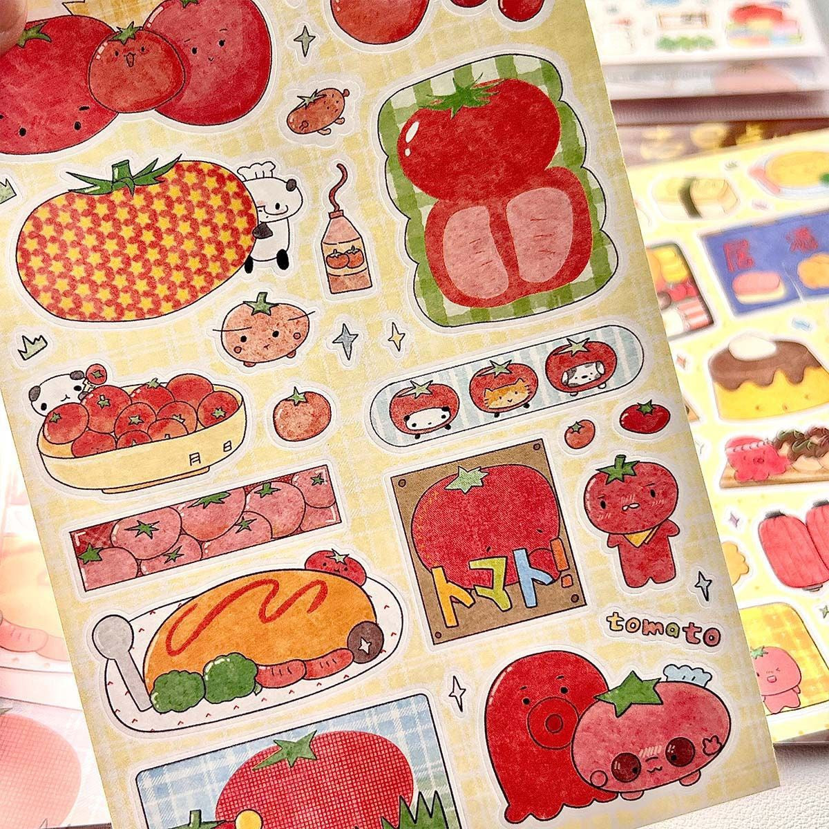 Wakawaka Writable Stickers — Vintage Hand Account Cartoon Animal Deco & Phone Decoration Material