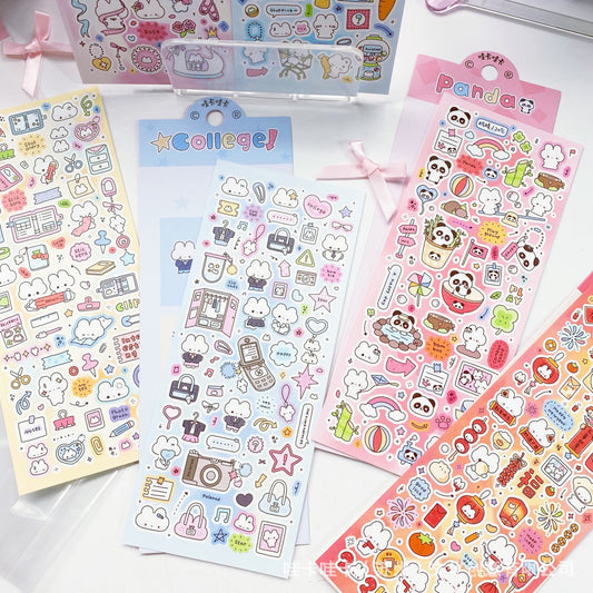 Wakawaka Kawaii Panada Stickers