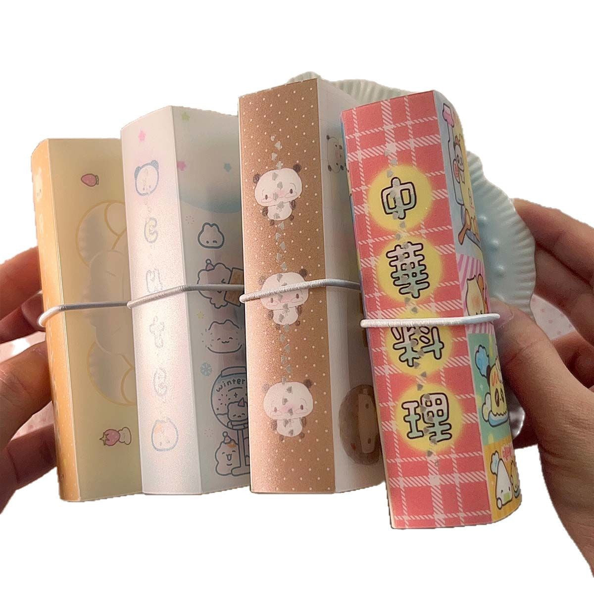 M5 Sticker Storage – Cute 3-Inch Sticker, Memo, and Mini Card Photo Album | MUJI Style, Transparent Film, INS Aesthetic for Journaling
