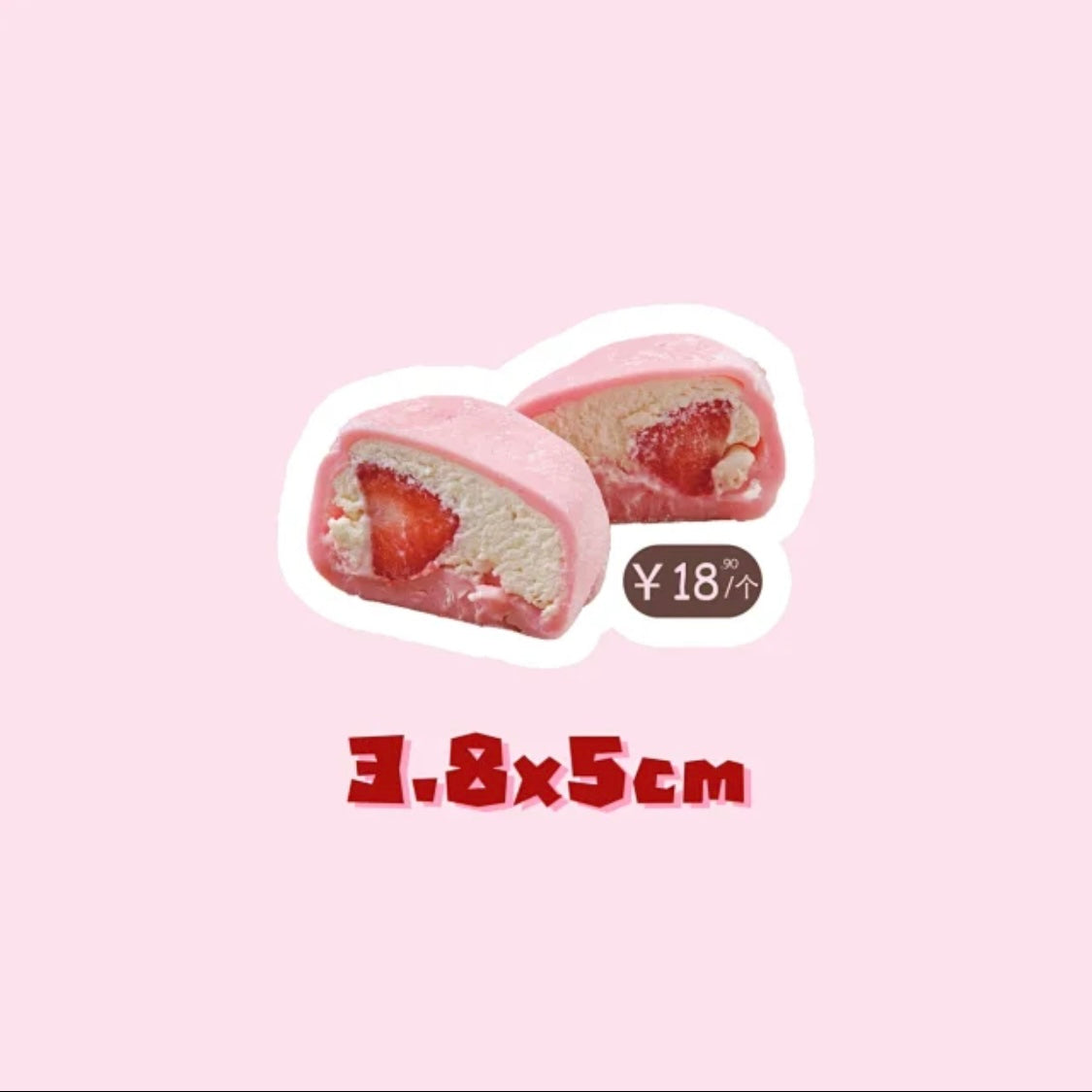 Strawberry Chocolate Food Series Stickers